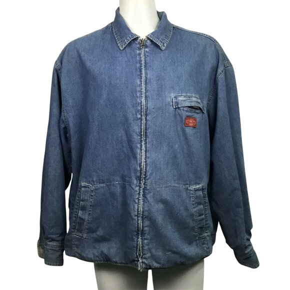 👖 Vintage GAP 100% Cotton Denim Workwear Jacket – Oversized Fit 👖 - Picture 1 of 6
